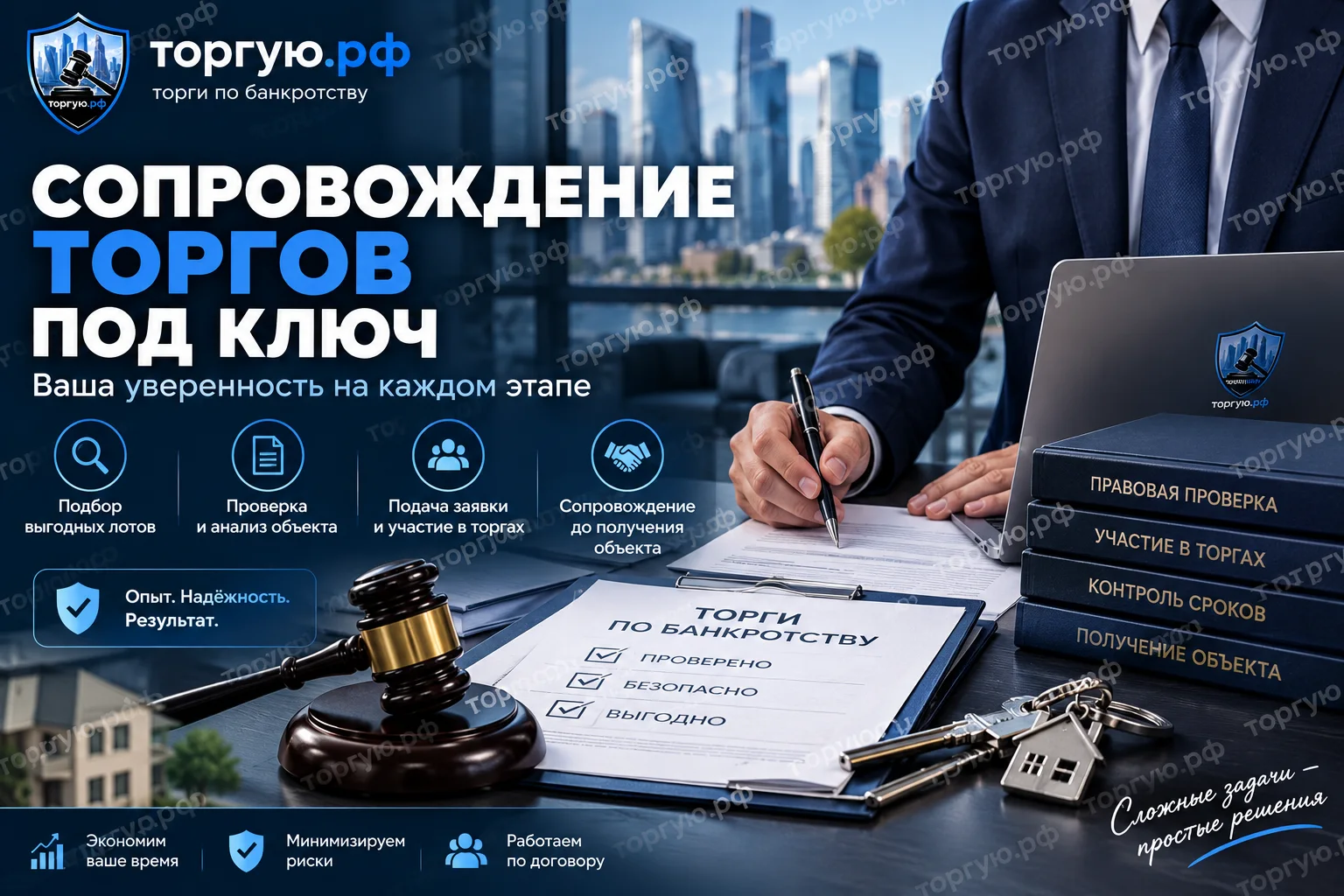 Сопровождение участия в торгах по банкротству