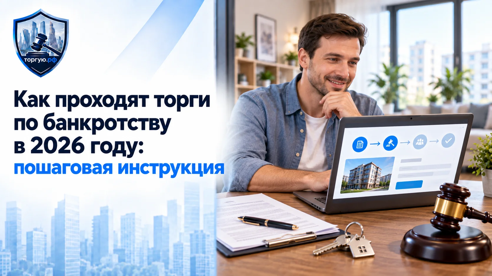 Как проходят торги по банкротству в 2026 году: пошаговая инструкция