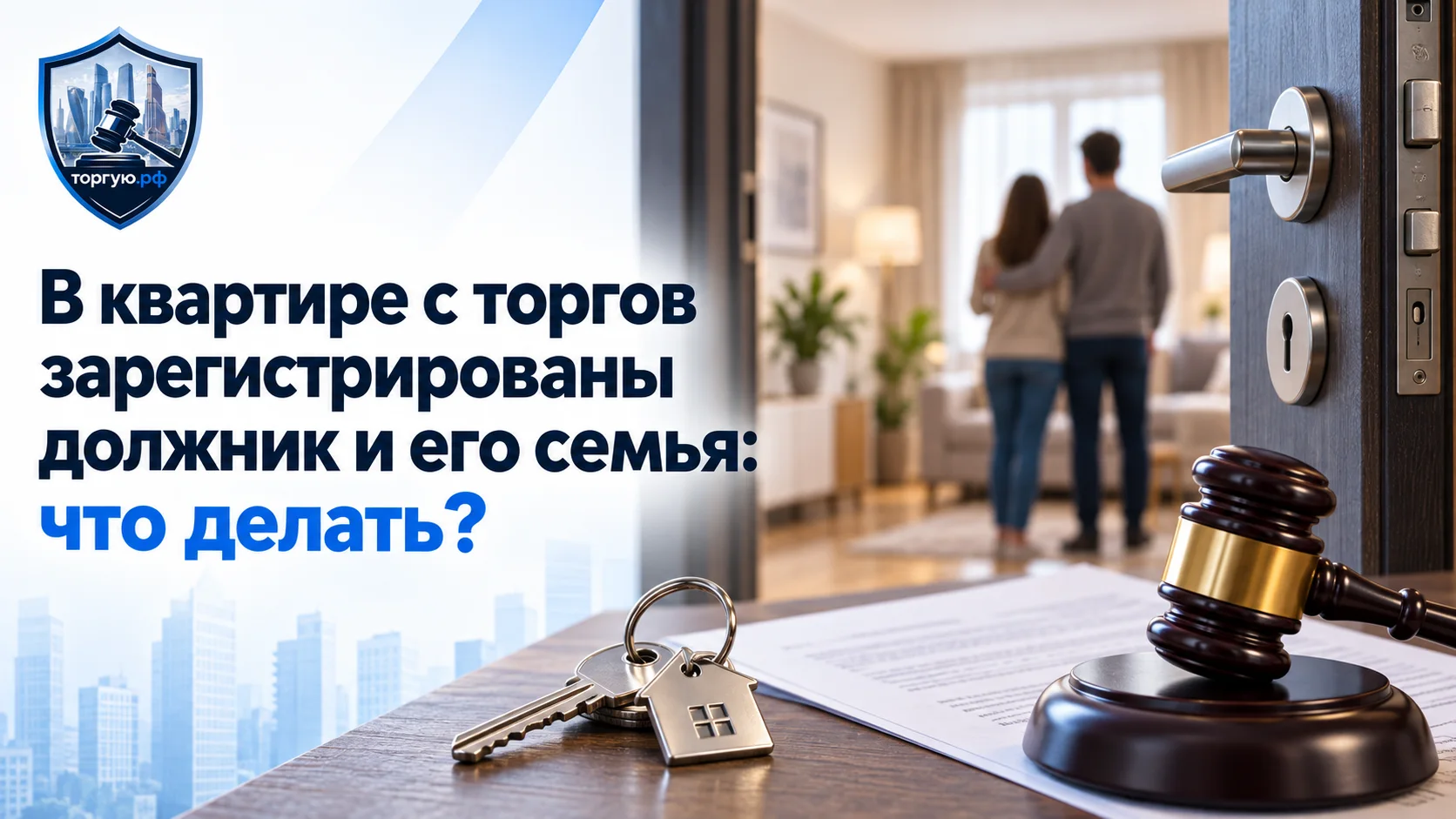 Должник и его семья зарегистрированы в квартире с торгов по банкротству