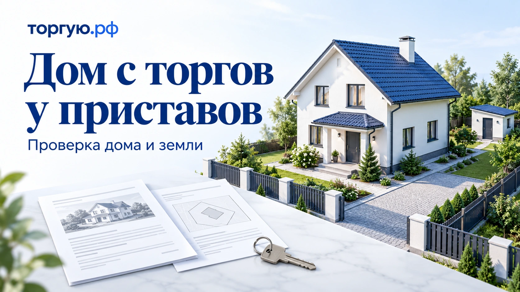 Дом с участком, документы и ключ: проверка покупки на исполнительных торгах