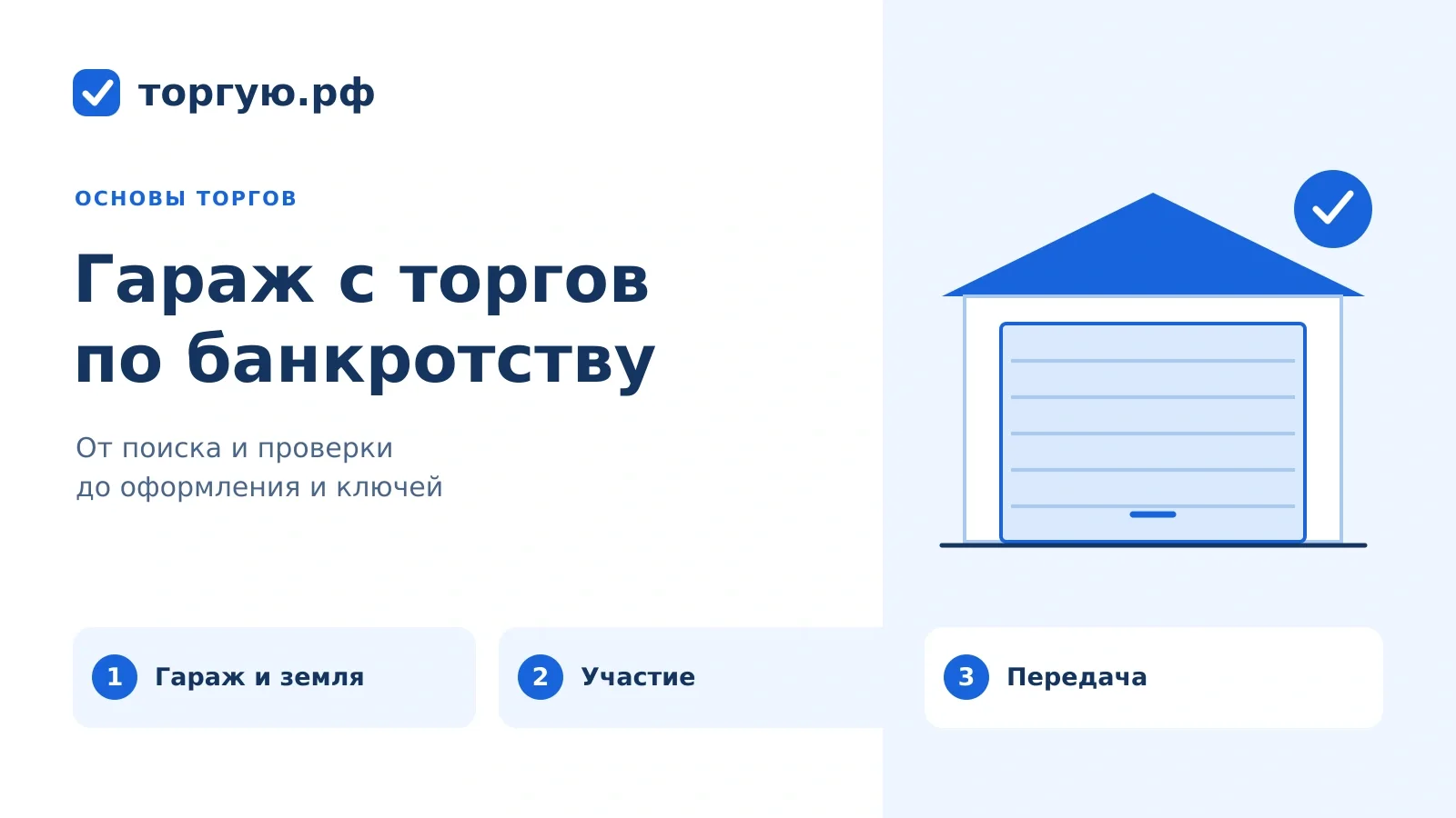 Гараж с торгов по банкротству: постройка с воротами и три этапа покупки — гараж и земля, участие, передача. торгую.рф.