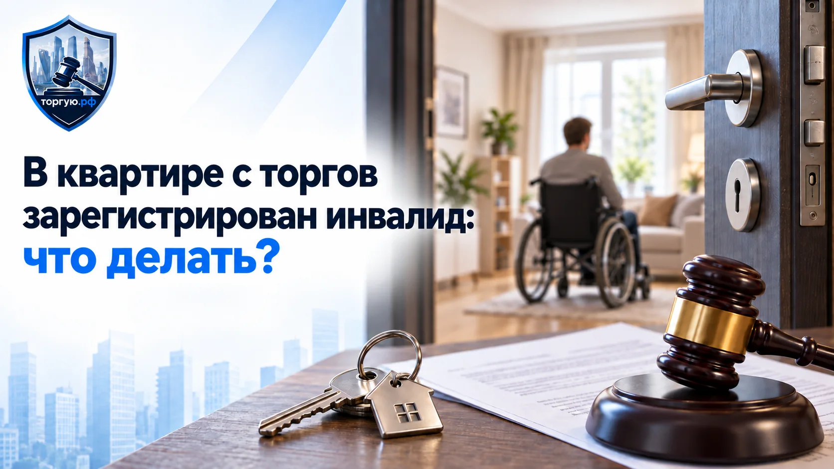 Человек с инвалидностью в квартире, приобретённой на торгах по банкротству